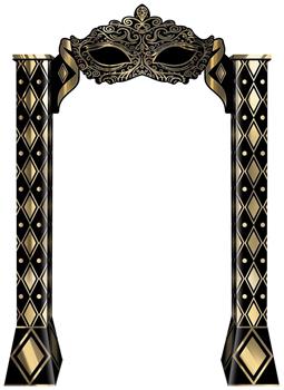 Masquerade 3-D Archway Prop