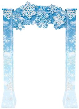 Winter Wonderland 3-D Archway Prop