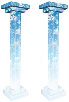 Winter Wonderland 3-D Tall Column Props