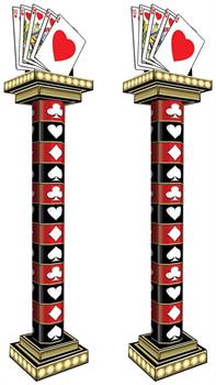 Casino 3-D Tall Column Props