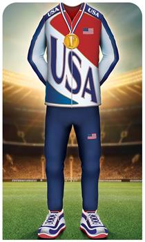 Int'l Sports Boy Athlt Pht Prop Std-Up