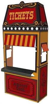 3-D Ticket Booth Prop