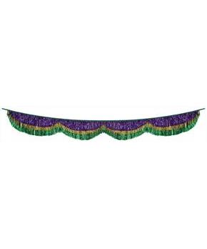 Mardi Gras Tinsel Fringe Bunting