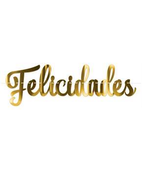 Foil Felicidades Streamer