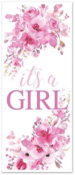 It's A Girl Door Cover
