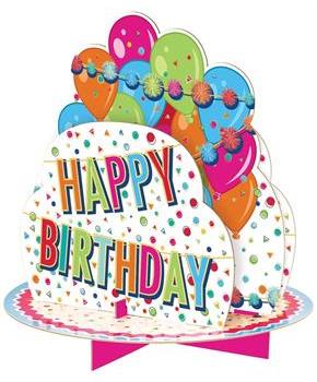 3-D Happy Birthday Centerpiece