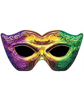 Mardi Gras Masquerade Mask Stand-Up