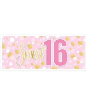 Sweet 16 Oversized Sign Banner