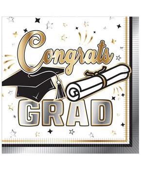 Graduation Beverage Napkins
