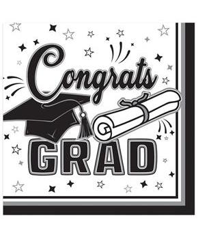 Congrats Grad Beverage Napkins
