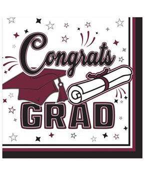 Congrats Grad Beverage Napkins