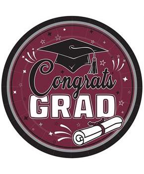 Congrats Grad Plates