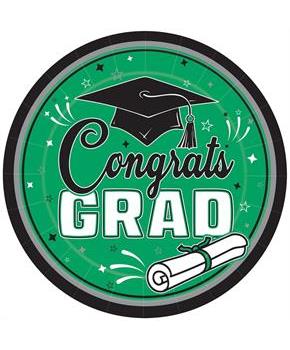 Congrats Grad Plates