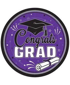 Congrats Grad Plates