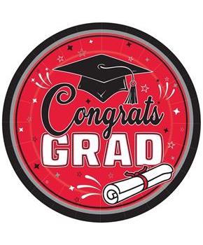 Congrats Grad Plates