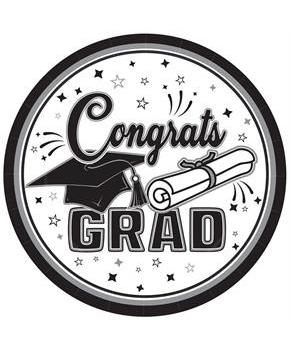 Congrats Grad Plates