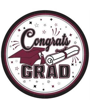 Congrats Grad Plates