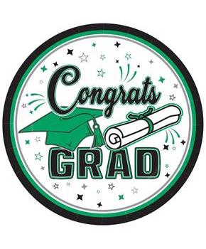Congrats Grad Plates