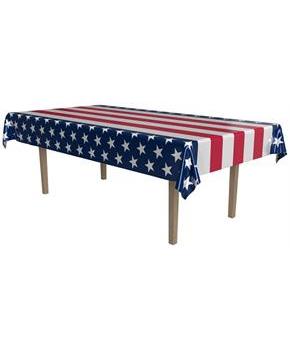 Metallic Stars & Stripes Tablecover