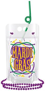 Mardi Gras Drink Pouches