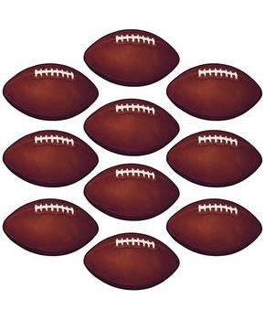 Mini Football Cutouts