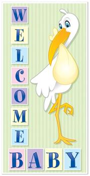 Welcome Baby Door Cover
