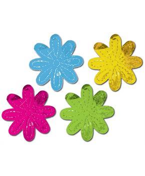Metallic Flower Silhouettes