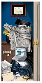 Graduate Restroom Door Cover