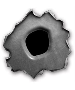 Bullet Holes Peel 'N Place