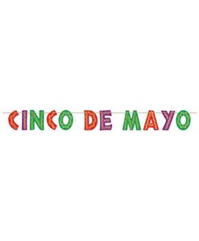 Glittered Cinco De Mayo Streamer