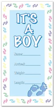 It's A Boy Door Cover