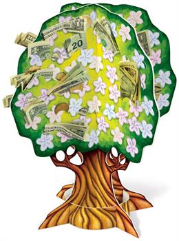 3-D Baby Shower Money Tree