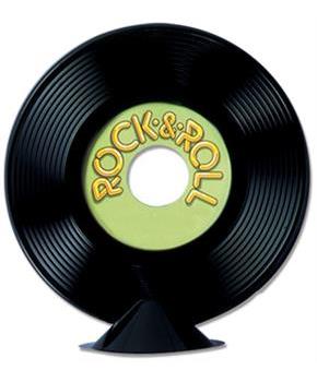 Personalize Plastic Record Centerpiece