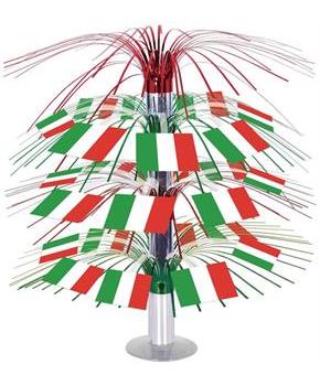 Italian Flag Cascade Centerpiece