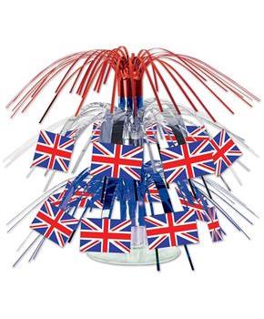 British Flag Mini Cascade Centerpiece