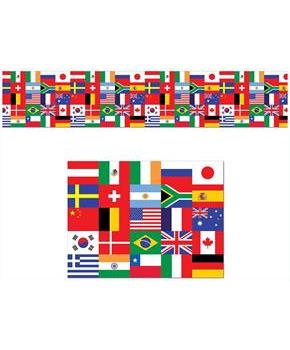 International Flag Decorating Material