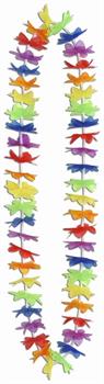 Silk 'N Petals Rainbow Floral Lei