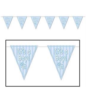 It's A Boy! Pennant Banner