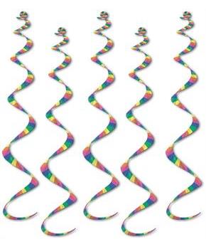 Printed Stripes Twirly Whirlys