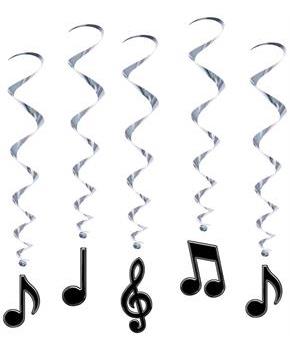 Musical Notes Whirls