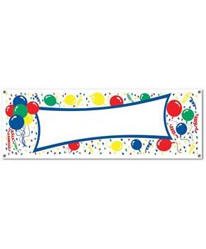 Balloons Sign Banner