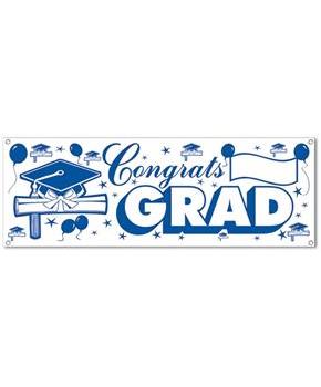 Congrats Grad Sign Banner