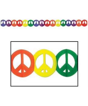 Peace Sign Garland
