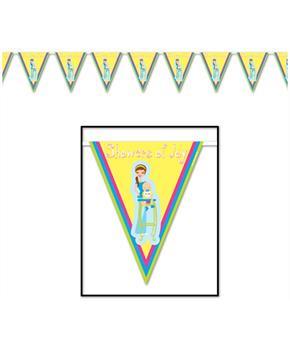 Showers Of Joy Pennant Banner