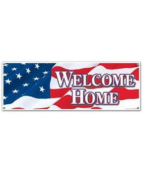 Welcome Home Sign Banner