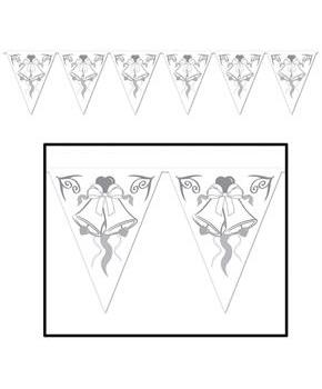 Wedding Bells Pennant Banner