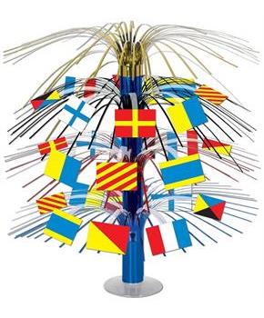 Nautical Flag Cascade Centerpiece