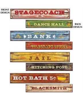 Western Sign Cutouts