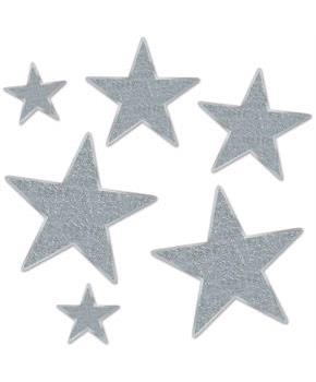 Glittered Foil Star Cutouts