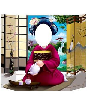 Geisha Girl Photo Prop